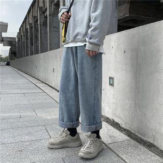 Couple-matching Wide-leg Jeans