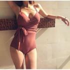 Tie Neck Swimsuit