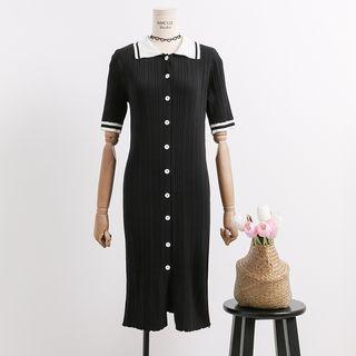 Colorblock Knit Dress