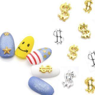 Metal Dollar Sign Nail Art Decoration