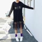 Long-sleeve T-shirt Midi Dress