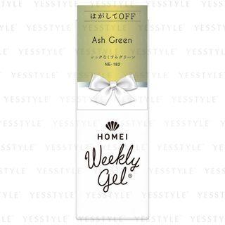 Homei - Weekly Gel Nail Ne-182 Ash Green 1 Pc