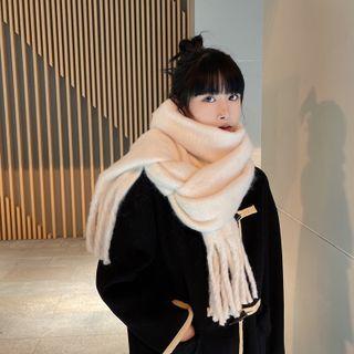 Fringed Mohair Shawl