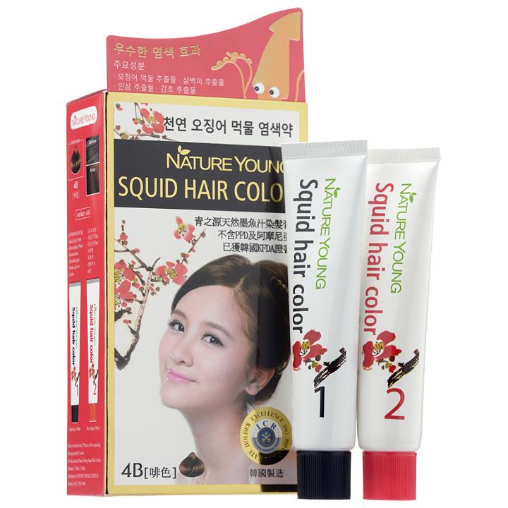 Nature Young - Squid Hair Color #4b Brown 1 Set