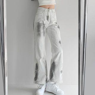 Tie-dye Bootcut Jeans