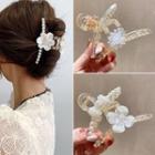 Bow / Flower Faux Crystal / Shell / Faux Pearl Hair Clamp (various Designs)