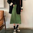 Plaid A-line Skirt / Blazer