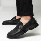 Genuine-leather Velcro Loafers