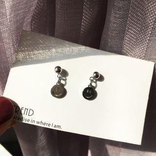 Smiley Alloy Dangle Earring