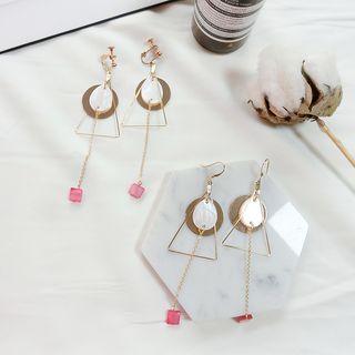 Scallop Triangle Earrings / Ear Cuffs