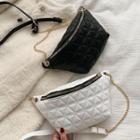 Quilted Chain Strap Belt Bag