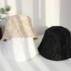 Shirred Lace Bucket Hat
