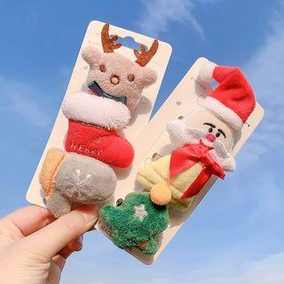 Christmas Chenille Hair Clip ( Various Designs )