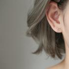 Star 925 Sterling Silver Stud Earring As Shown In Figure - One Size