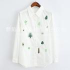 Tree Embroidered Shirt