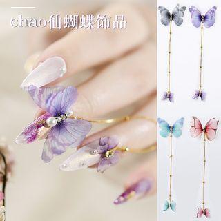 Rhinestone Butterfly Nail Art Decoration