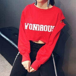 Loose-fit Cutout Crop Top