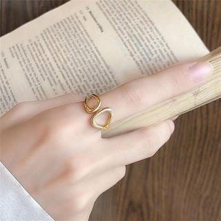 Curve Alloy Open Ring 1 Pc - Curve Alloy Open Ring - Gold - One Size