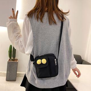Bow Zip Crossbody Bag