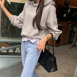 Faux-leather Tote Bag With Shoulder Strap