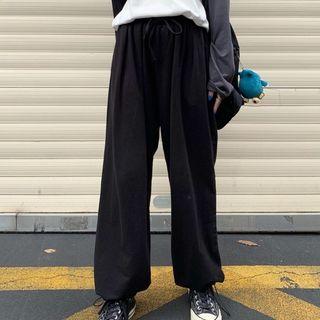 Raglan Sleeve T-shirt / Wide Leg Pants