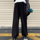 Raglan Sleeve T-shirt / Wide Leg Pants
