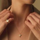 Rhinestone Necklace / Ring
