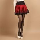Rhinestone Lace A-line Skirt