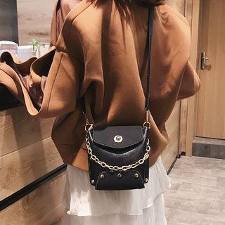 Chain Accent Bucket Bag