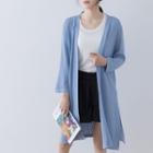 Knit Open-front Cardigan