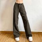 High Waist Chain Loose Fit Pants