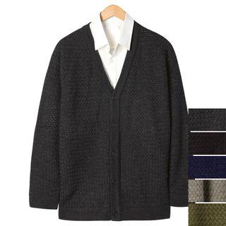 Couple Woven-knit Cardigan