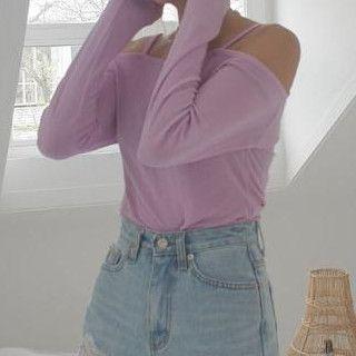 Wide-leg Ripped Denim Hot Pants