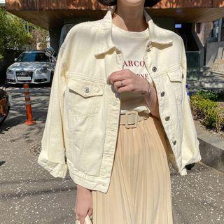 Cotton Trucker Jacket One Size