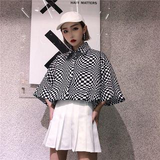 Checked 3/4-sleeve Shirt