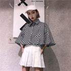 Checked 3/4-sleeve Shirt