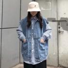Denim Vest / Plaid Shirt