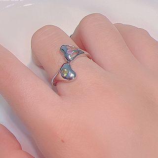 Open Ring 1pc - Silver - One Size