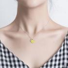 925 Sterling Silver Colored Lemon Choker As Shown In Figure - One Size