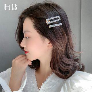Set: Rhinestone Hair Pin + Hair Clip