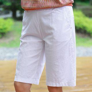 Drawcord-waist Bermuda Shorts