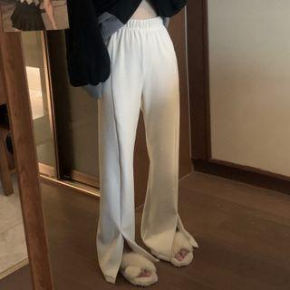 High Waist Slit Loose Fit Pants