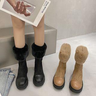Fleece Cuff Short Boots