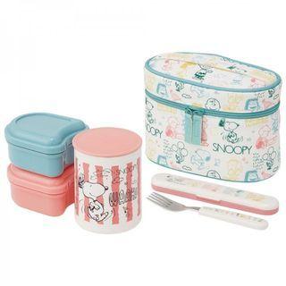 Snoopy Staineless Thermal Lunch Box Set One Size