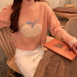 Apple Print Sweater