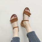 Two-way Frilled Sandals