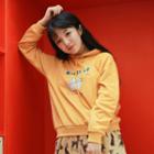 Cake Print Hoodie
