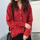 Dotted Shirt Red - One Size