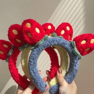 Strawberry Chenille Headband