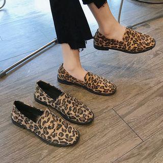 Leopard Patterned Loafers